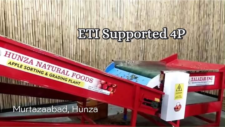 ETI-GB Support Helps Establish Gilgit-Baltistan’s First Automated Apple Grading Facility in Hunza