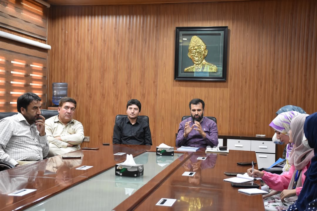 KIU Hunza Students Visit ETI-GB